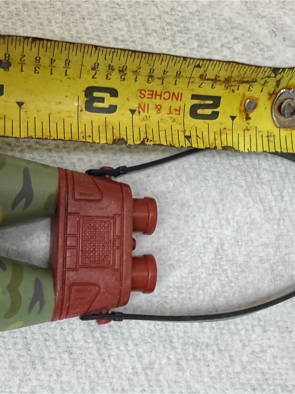 Vintage 1960s/1970s GI Joe Red Binoculars 1:6 Scale Accessory Hasbro Original
